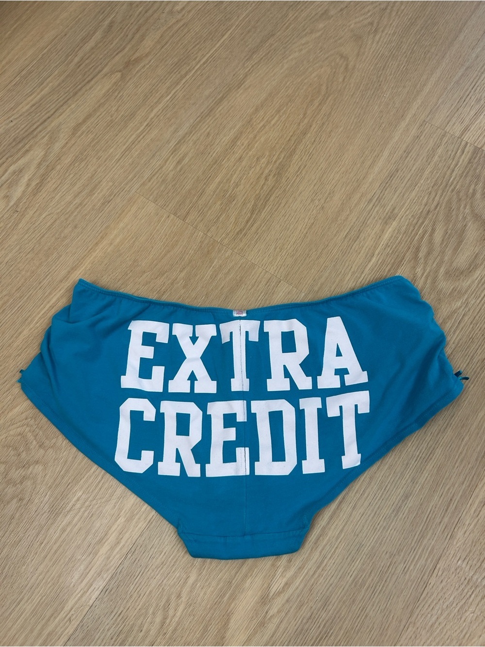 2011 Y2K Vintage PINK Victoria’s Secret "EXTRA CREDIT" Low Rise Boyshort Panty L